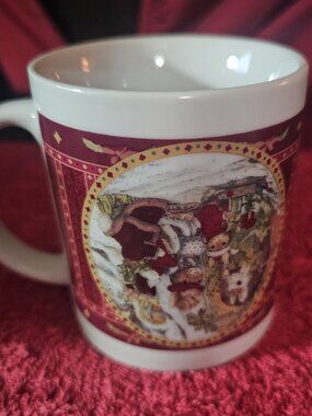 Victorian Rabbit Mug - Christmas Holidays - Giftco Inc. - NEW Without Box